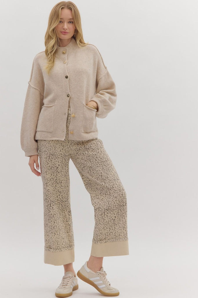 Claire Oversized Cardigan Clothing Peacocks & Pearls