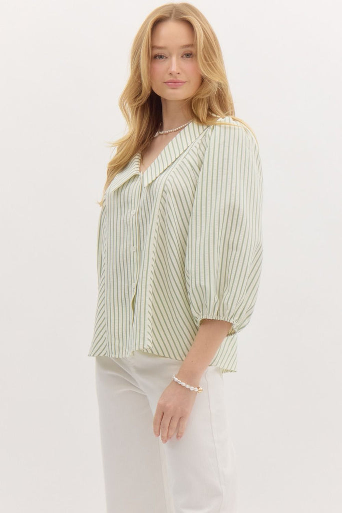 Reason To Stay Blouse Clothing Peacocks & Pearls
