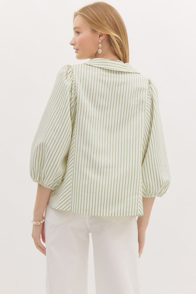 Reason To Stay Blouse Clothing Peacocks & Pearls