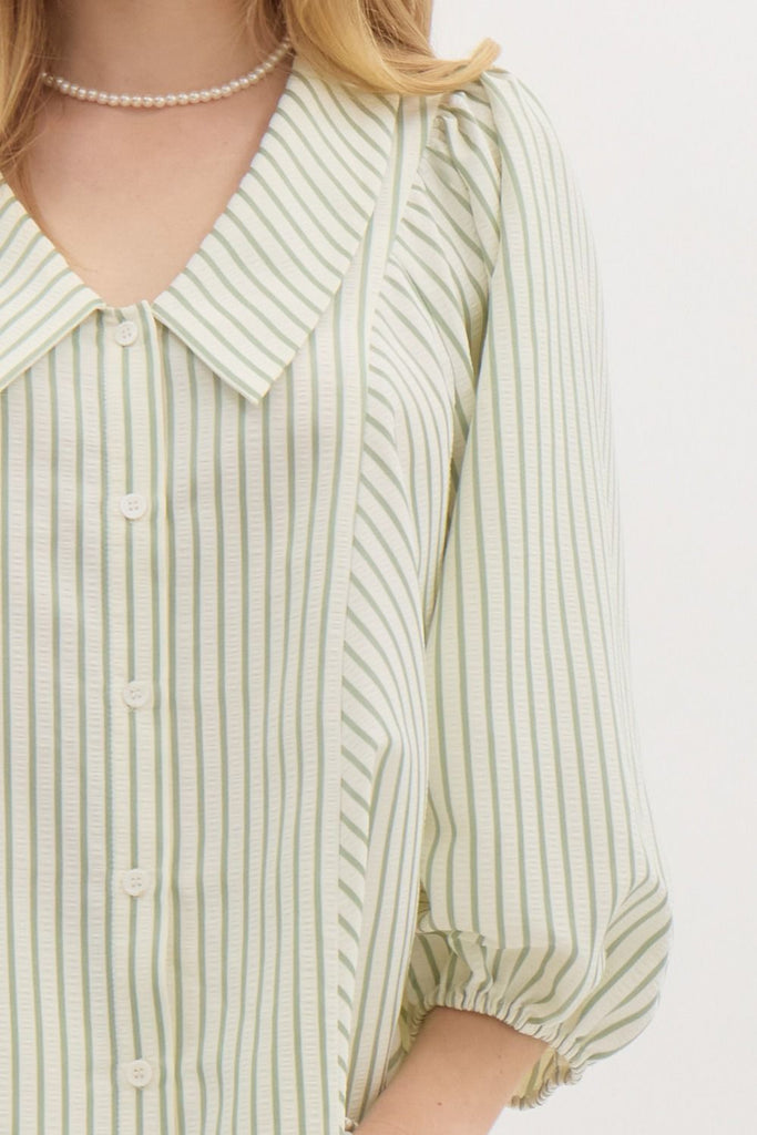 Reason To Stay Blouse Clothing Peacocks & Pearls