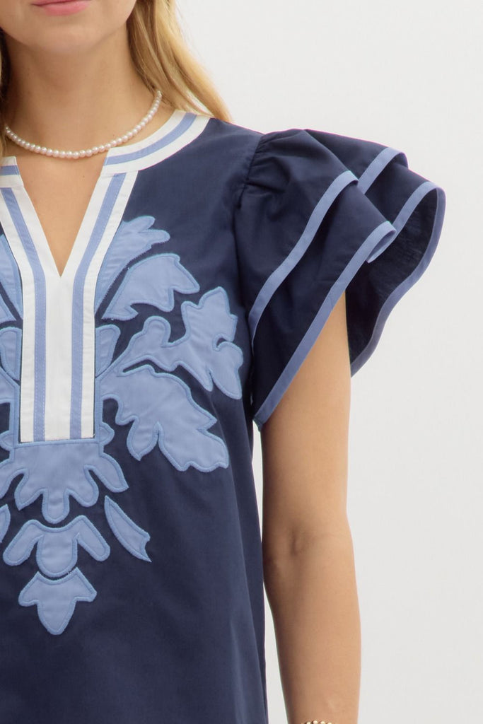 Kelsie Blouse Clothing Peacocks & Pearls