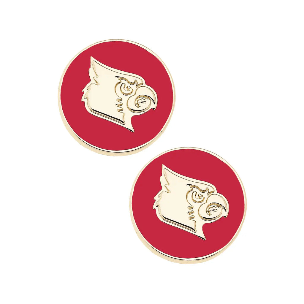 Louisville Cardinals Stud Earrings Jewelry Peacocks & Pearls