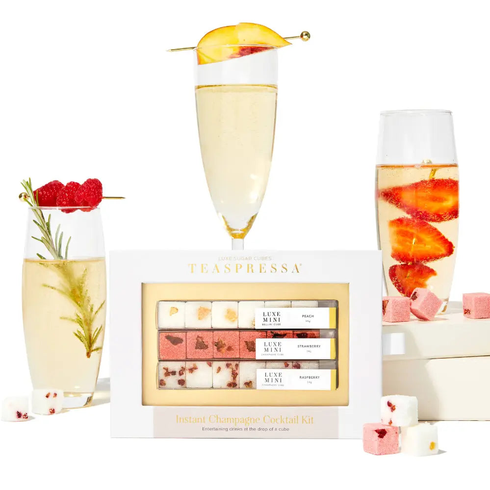 Instant Champagne Cocktail Kit Home Peacocks & Pearls   