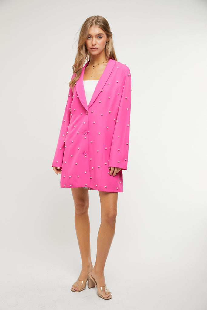 The Keller Blazer Dress Clothing Peacocks & Pearls   
