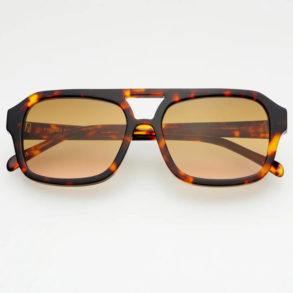Havana Aviator Sunglasses Accessories Freyrs Tortoise/Brown