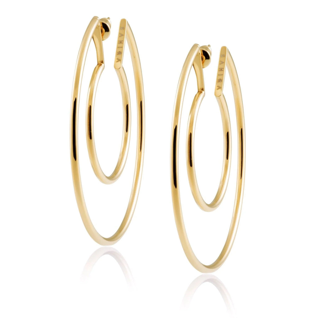 Faye Cutout Hoops Jewelry Peacocks & Pearls   