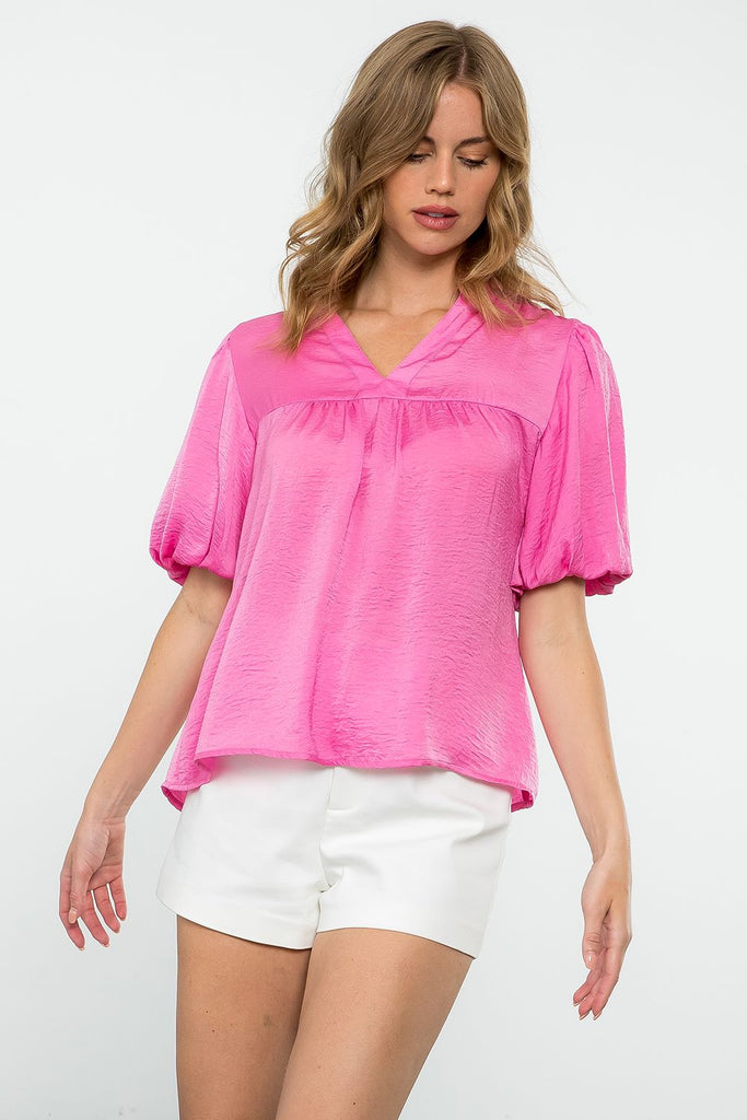 Perfectly Puffed Blouse Clothing Peacocks & Pearls   