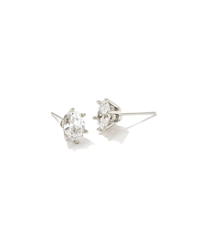 Cailin Stud Jewelry Kendra Scott Silver  