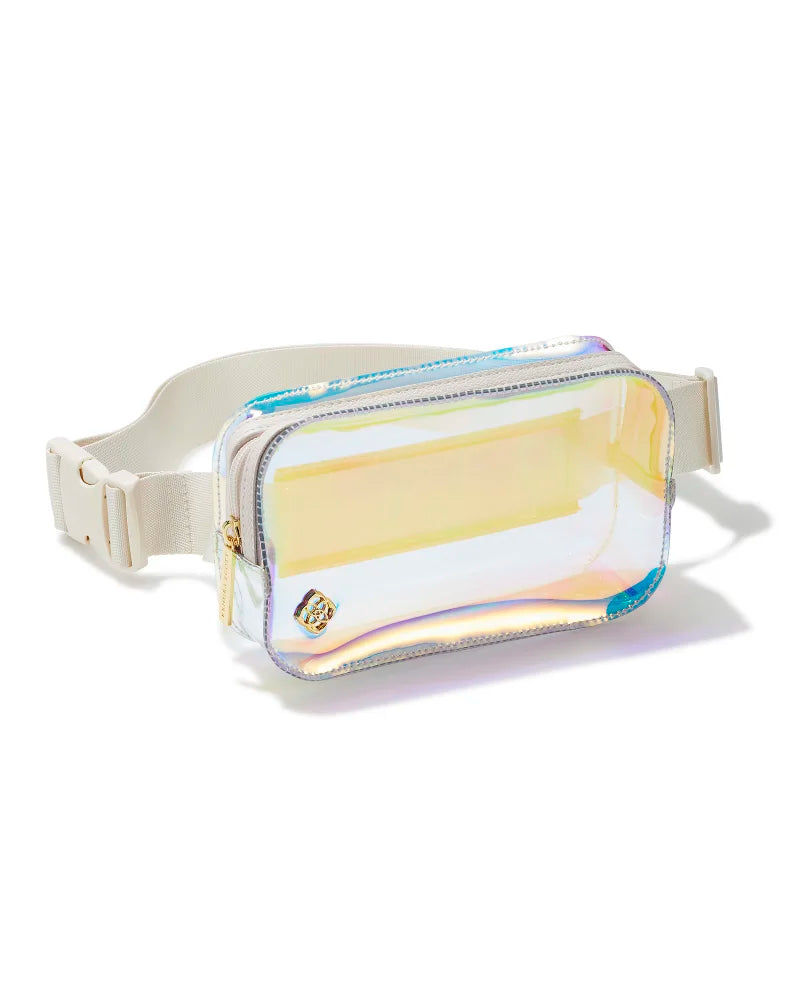 Iridescent Clear Belt Bag Bags Kendra Scott Iridescent Clear  