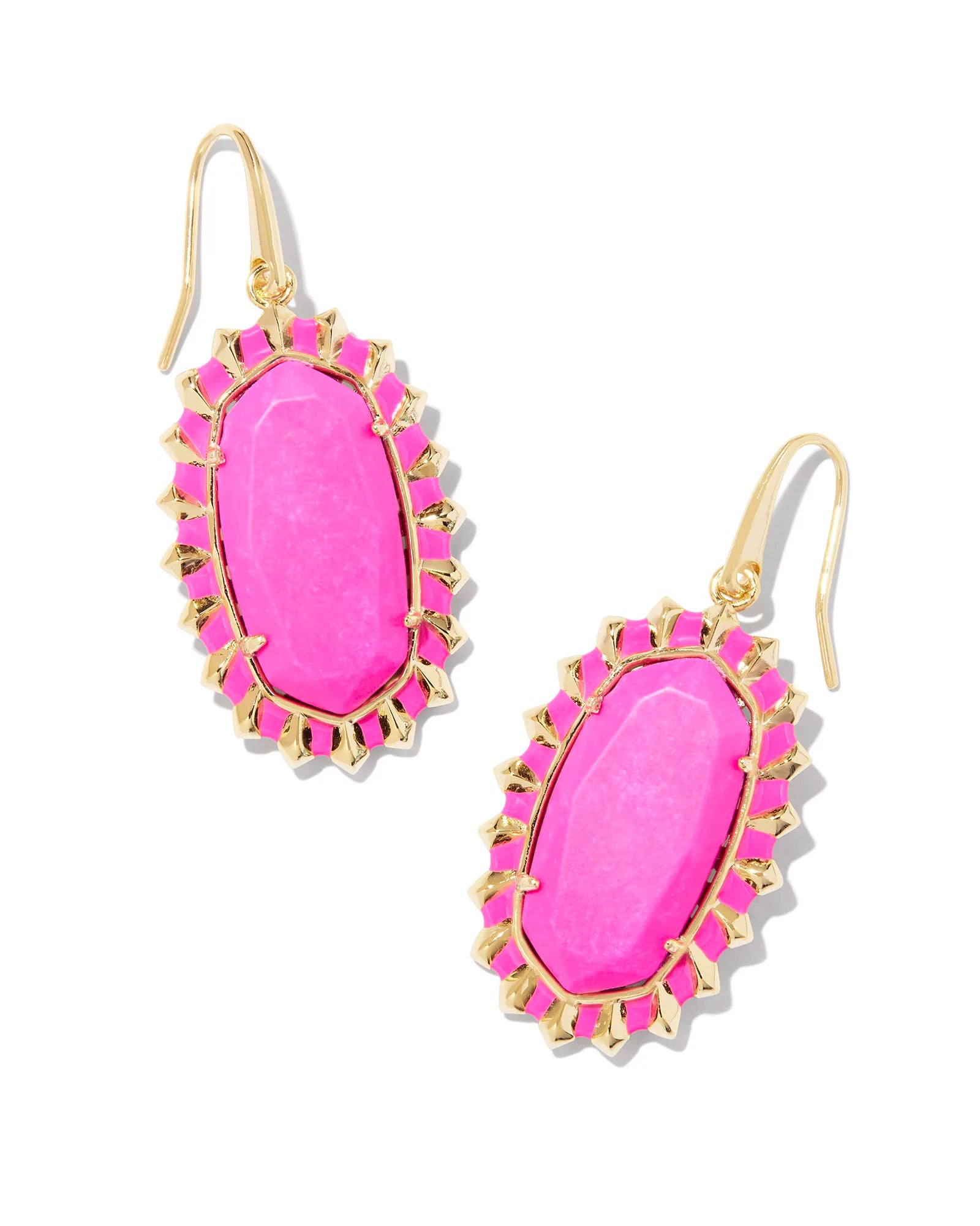 Dani Color Burst Frame Earrings