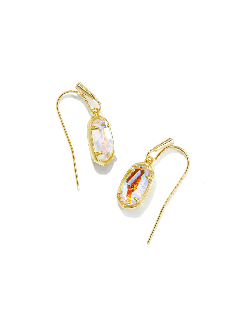 Grayson Drop Earring Jewelry Kendra Scott Gold Dichroic Glass  