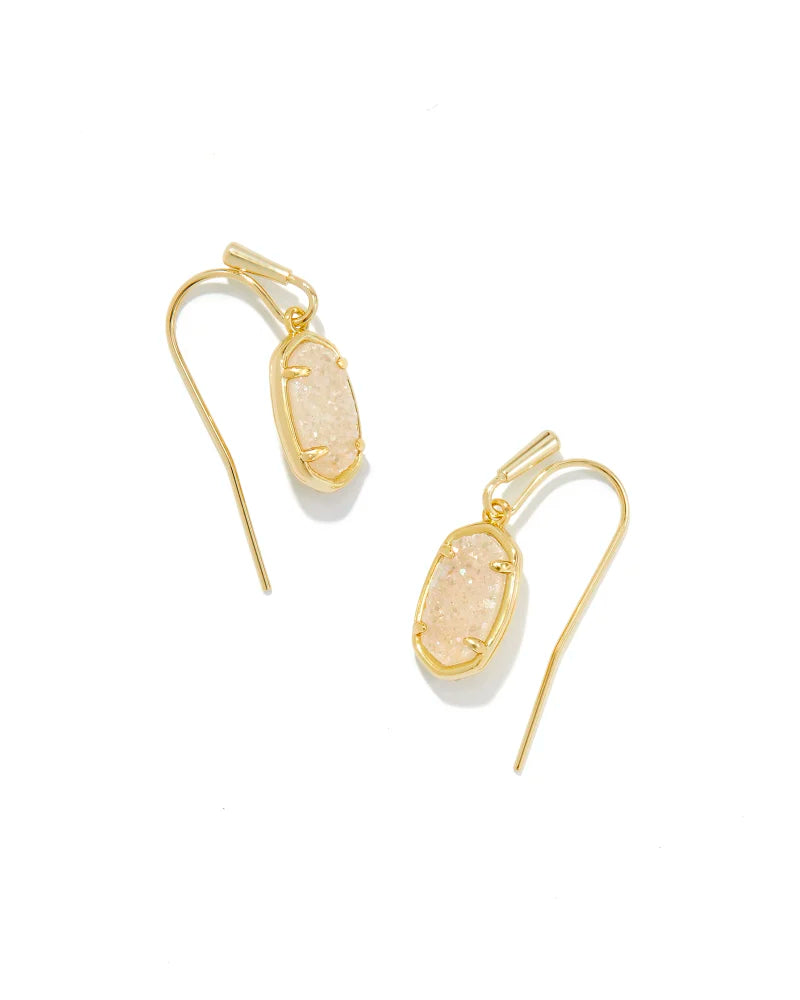 Grayson Drop Earring Jewelry Kendra Scott Gold Iridescent Drusy  