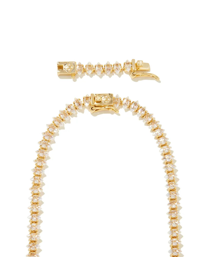 Larsan Adjustable Tennis Necklace Jewelry Kendra Scott   