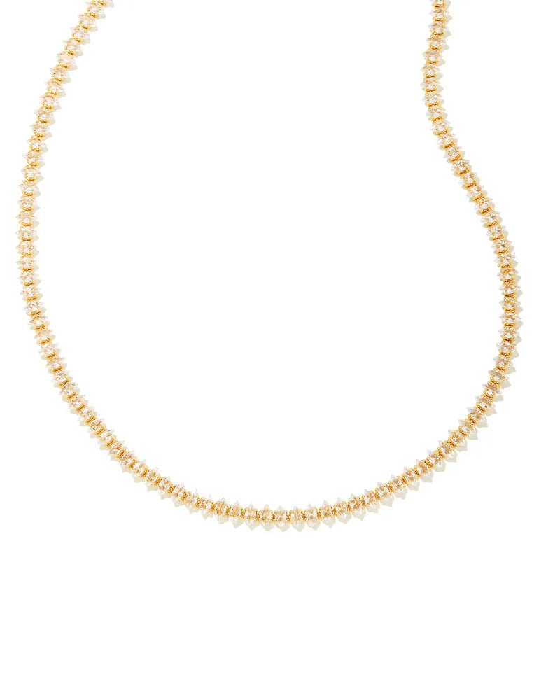 Larsan Adjustable Tennis Necklace Jewelry Kendra Scott   