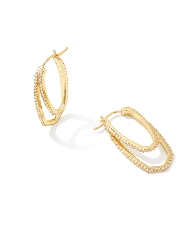 Murphy Hoop Jewelry Kendra Scott Gold  