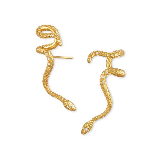 Phoenix Ear Climber Jewelry Kendra Scott Gold  