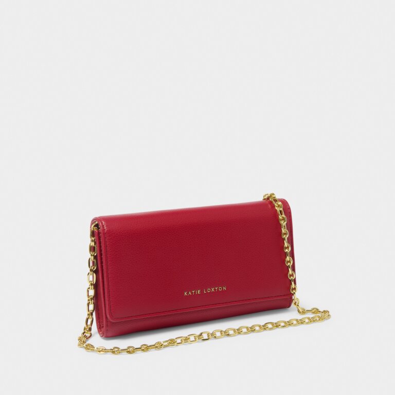 Rubi Chain Crossbody Bags Katie Loxton Garnet Red  