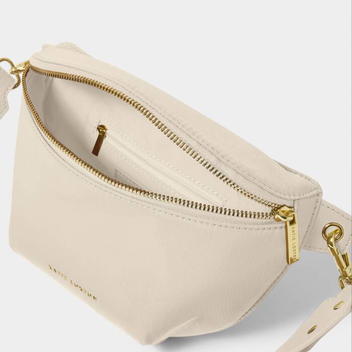 Nylon-Luxe Belt Bag Bags Katie Loxton Chalk