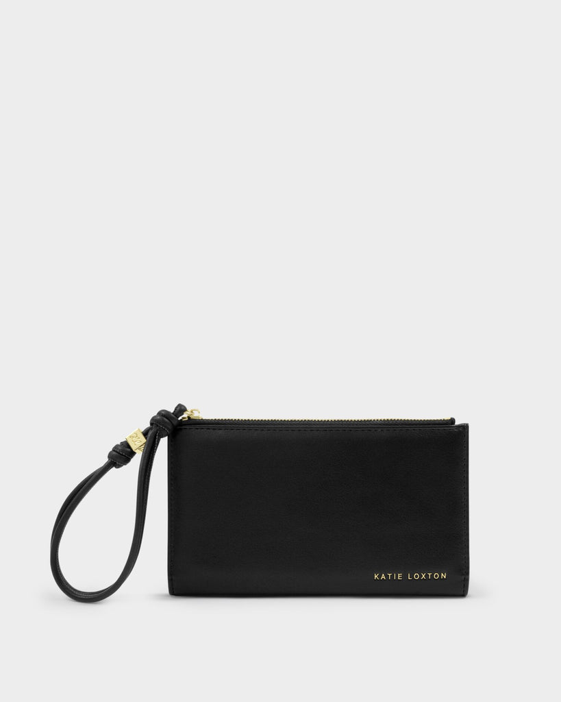 Arden Braided Wristlet Purse Bags Katie Loxton Black