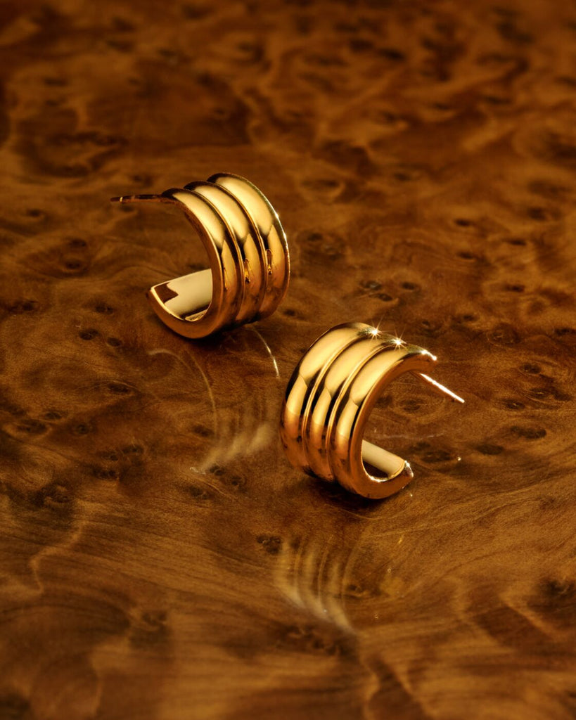 Hanna Huggie Hoop Earrings Jewelry Katie Loxton