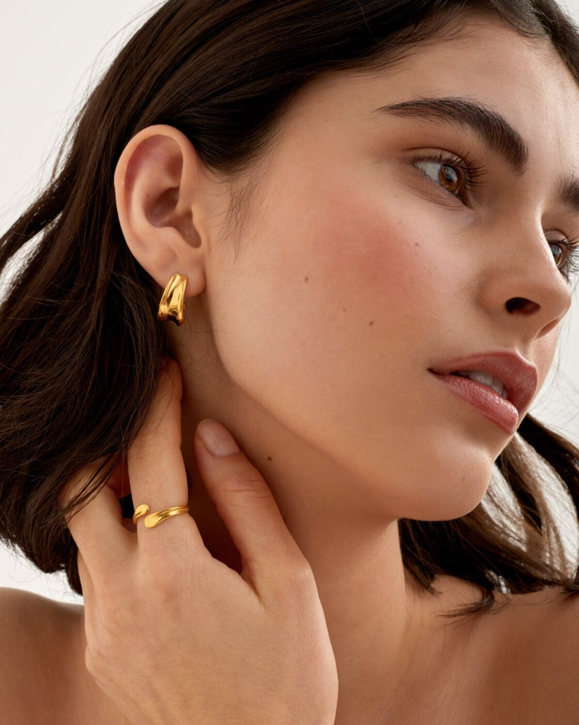 Molten Luxe Hoop Earrings Jewelry Katie Loxton