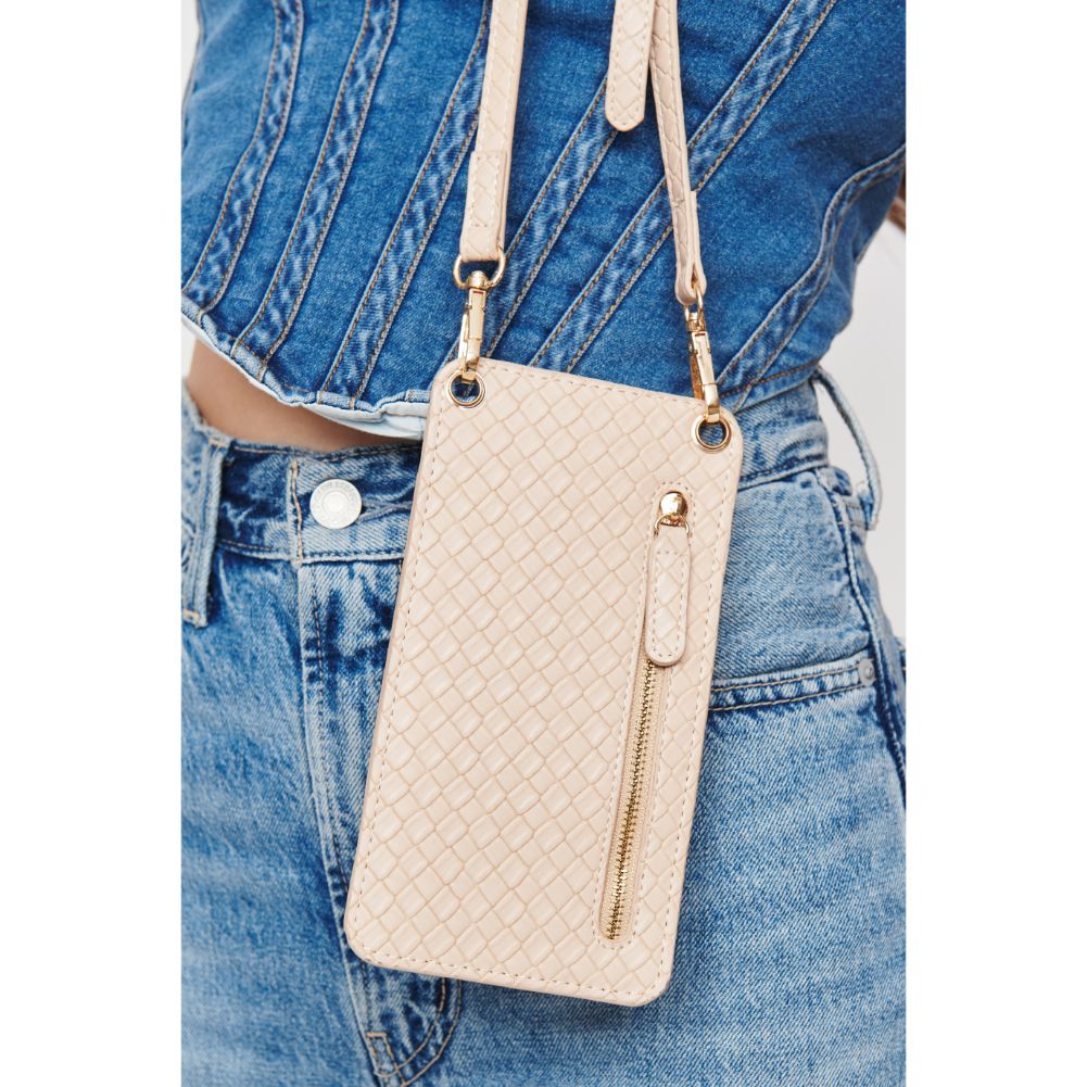 Claire Mini Crossbody Bags Peacocks & Pearls Nautral  