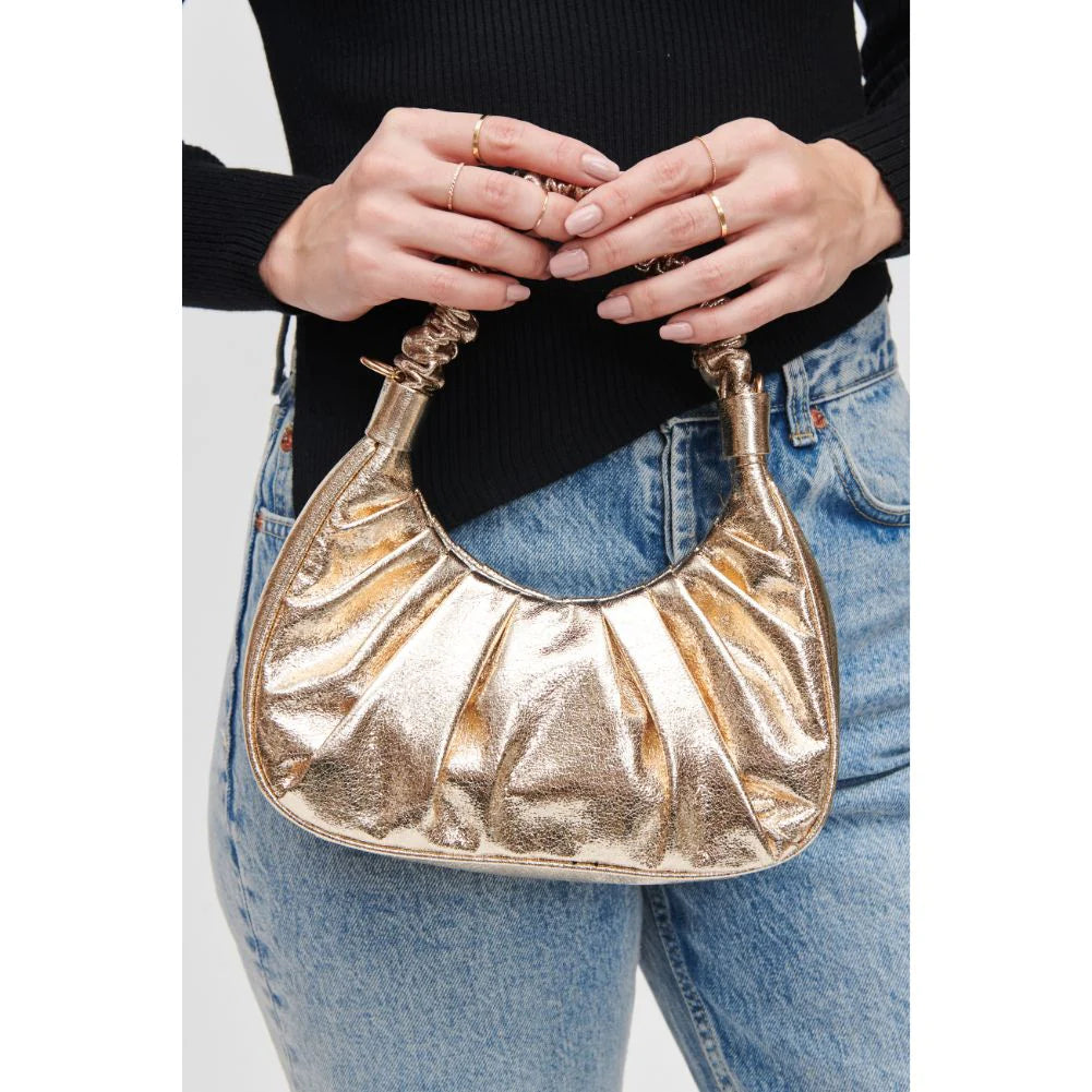 Stormi Handbag Bags Peacocks & Pearls Light Gold  