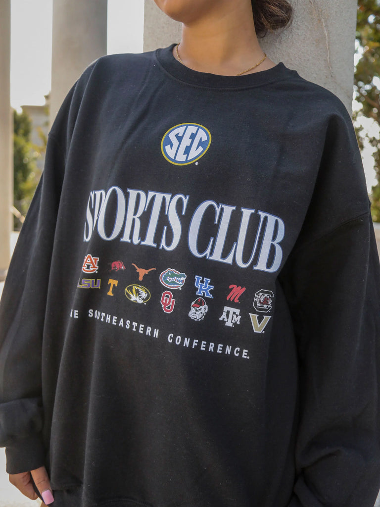 SEC Sports Club Sweatshirt Clothing Peacocks & Pearls   