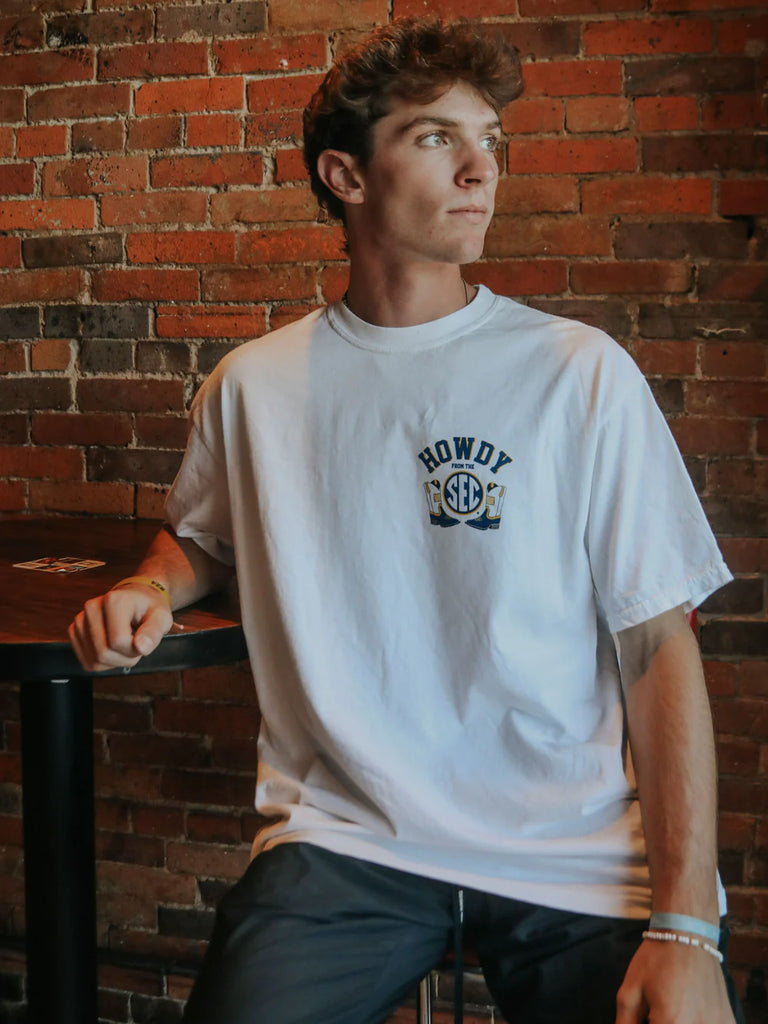 Boots VS All Y'all Tee Clothing Peacocks & Pearls   