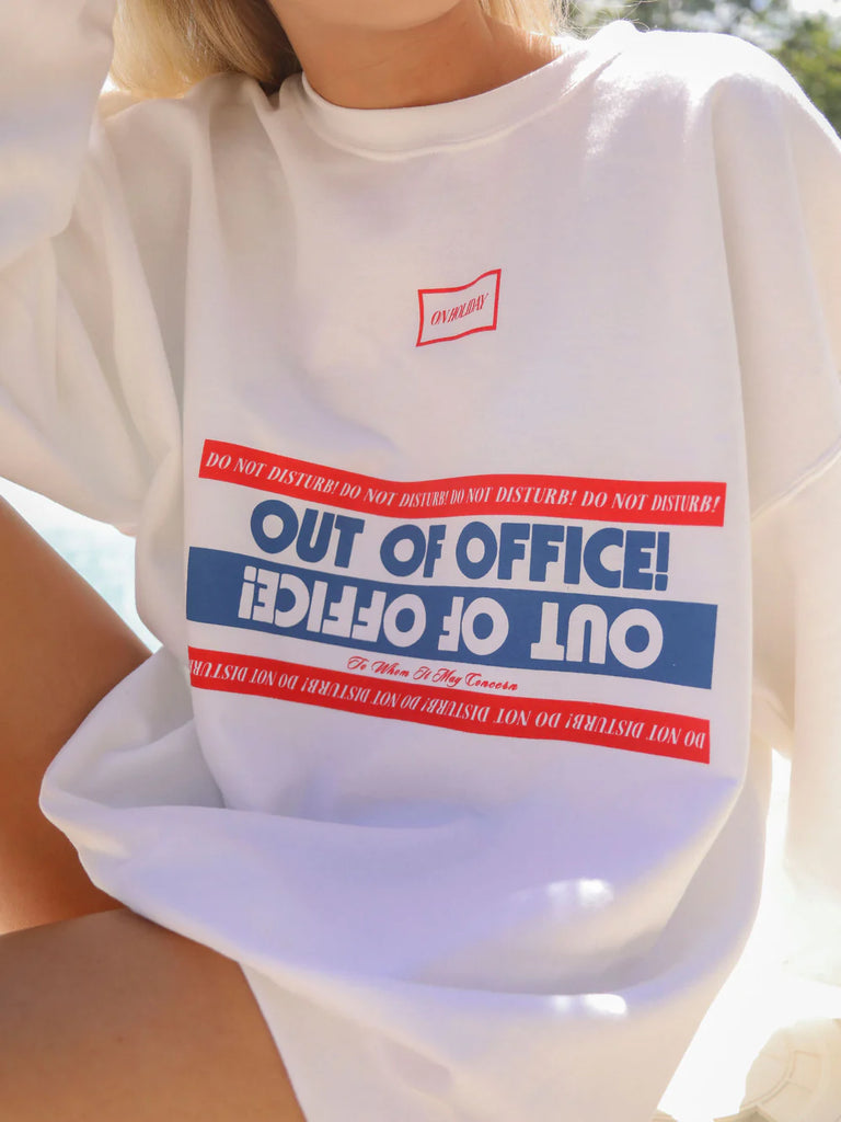 Out of the Office Sweatshirt Sale Peacocks & Pearls