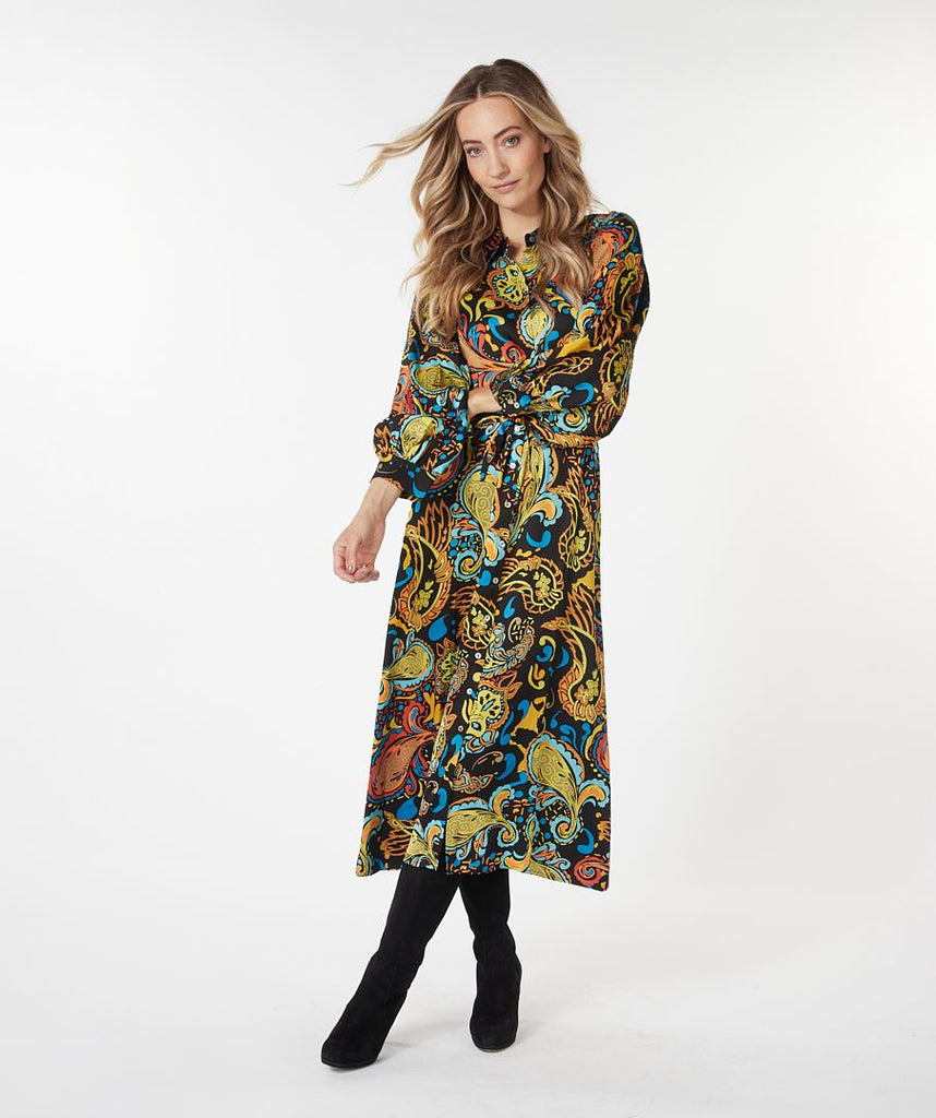 Untamed Party Midi Clothing Peacocks & Pearls Multi 2 