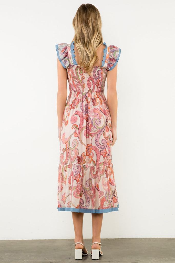 The Nostalgia Midi Clothing Peacocks & Pearls