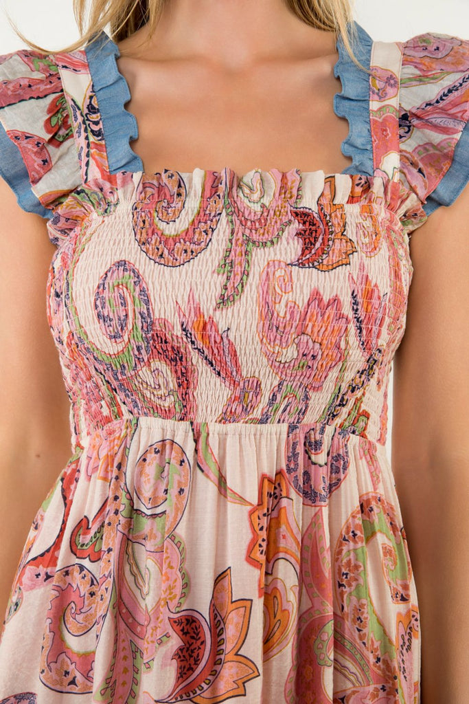 The Nostalgia Midi Clothing Peacocks & Pearls