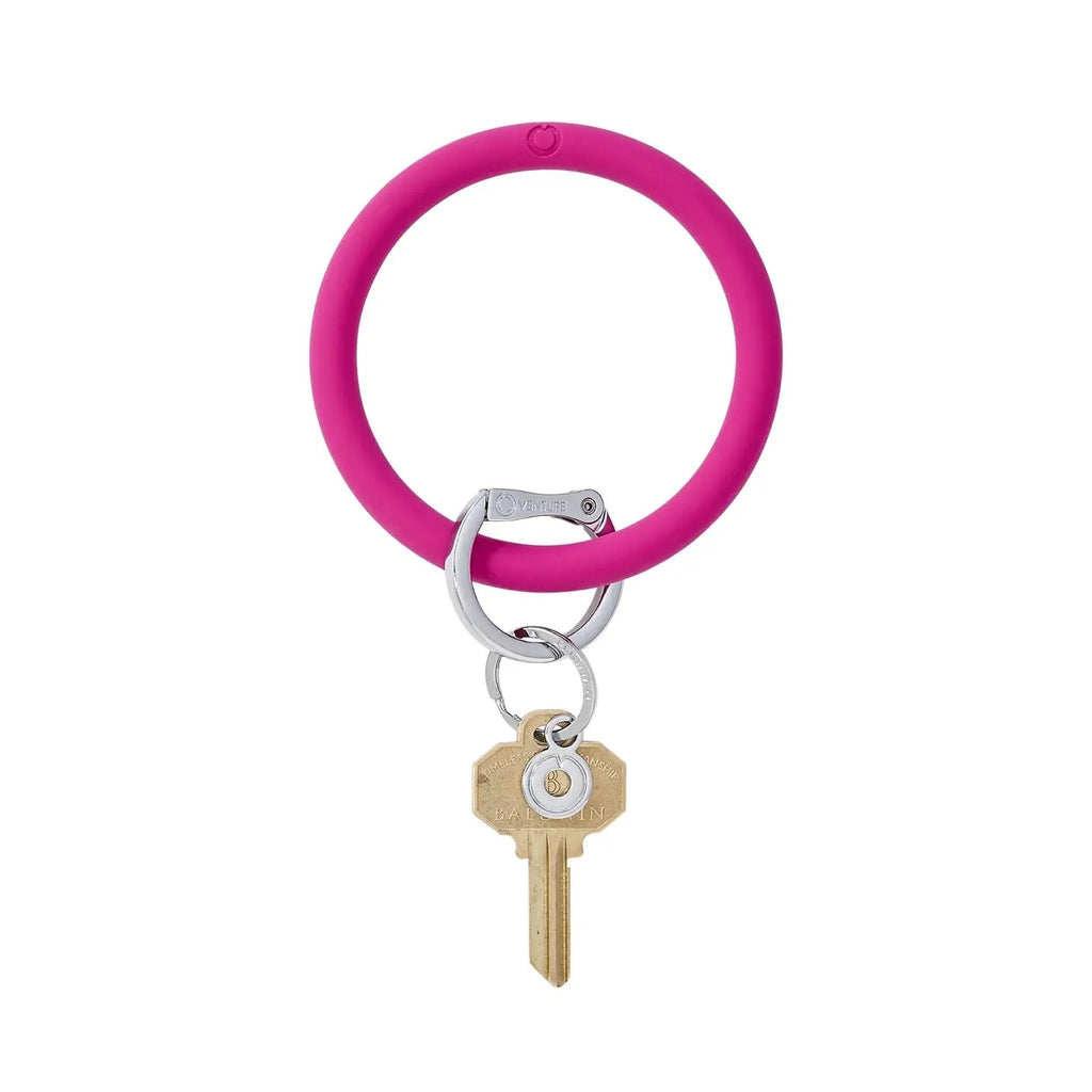 Silicone Big O Key Ring Accessories Peacocks & Pearls   