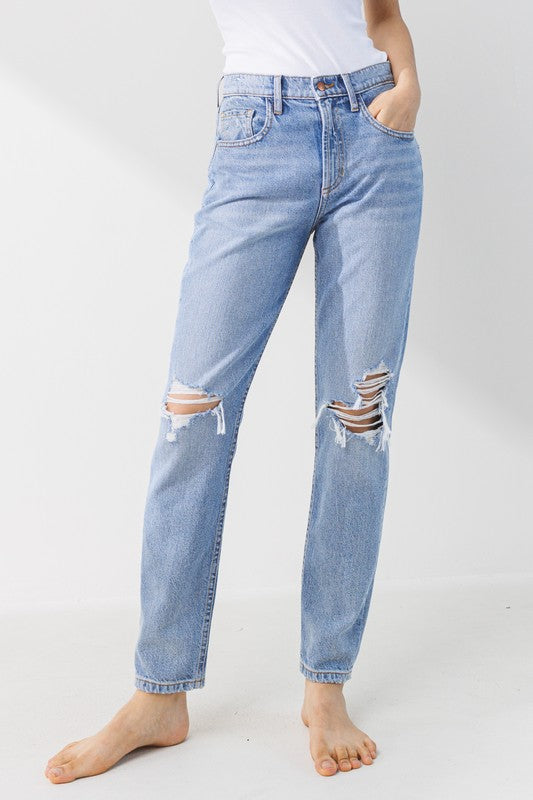 The Charlotte Jeans Clothing Sneak Peek Light Wash 25 