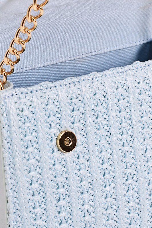 Something Blue Bag Bags Peacocks & Pearls   