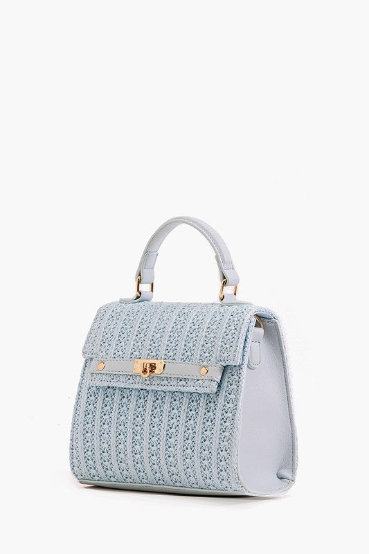 Something Blue Bag Bags Peacocks & Pearls   