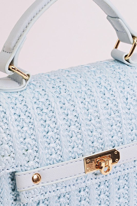 Something Blue Bag Bags Peacocks & Pearls   