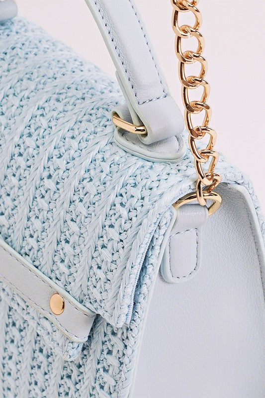 Something Blue Bag Bags Peacocks & Pearls   