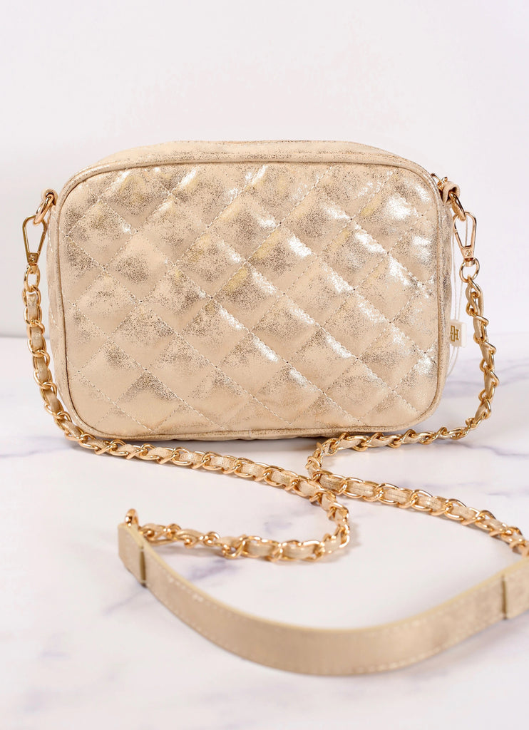 Olivia Quilted Crossbody Bags Peacocks & Pearls   
