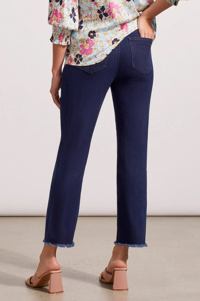 Audrey Pull On Straight Crop Clothing Tribal   