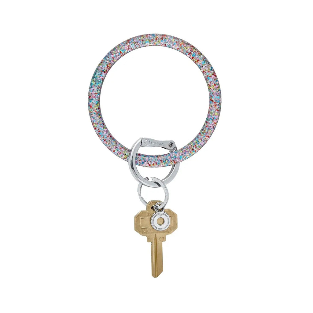 Resin Big O Key Ring Accessories Peacocks & Pearls Birthday Cake  