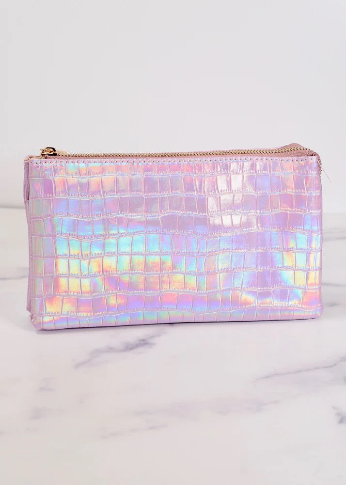 Liz Crossbody Bag Bags Peacocks & Pearls Hologram  