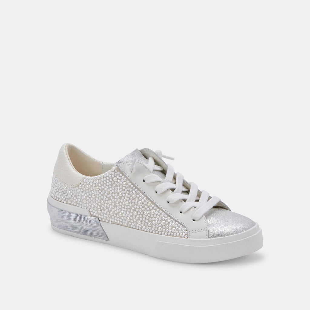 Zina Pearl Sneaker Shoes Dolce Vita Vanilla 6 