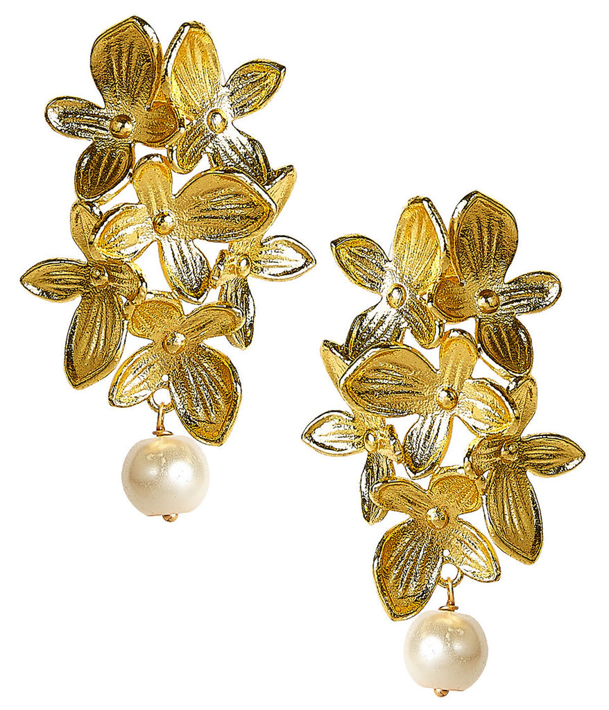 Limelight Earrings Jewelry Peacocks & Pearls Gold  