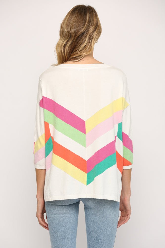 Pop of Color Top Clothing Peacocks & Pearls   