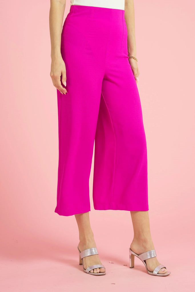 Evening Breeze Bottoms Clothing Peacocks & Pearls Magenta S 