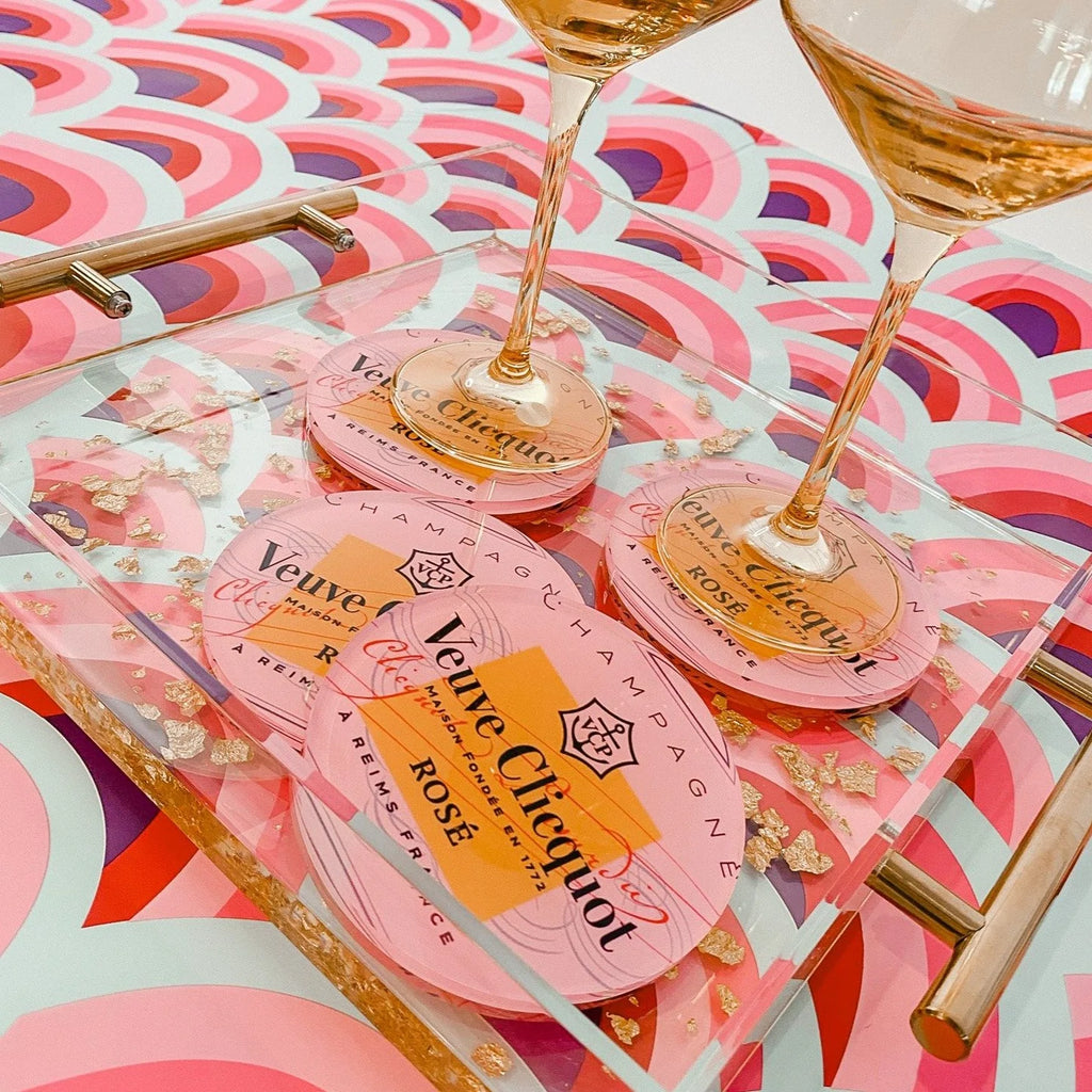 Rosé All Day Coasters (set of 2) Home Tart by Taylor   