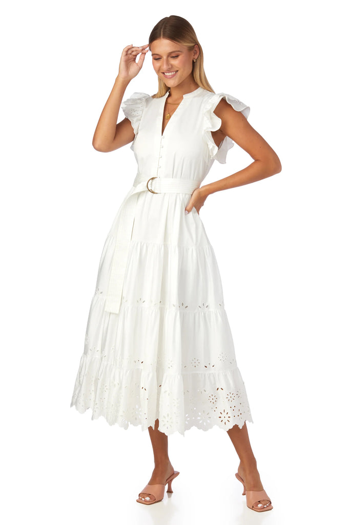 Kemble Dress Clothing Crosby White XS 