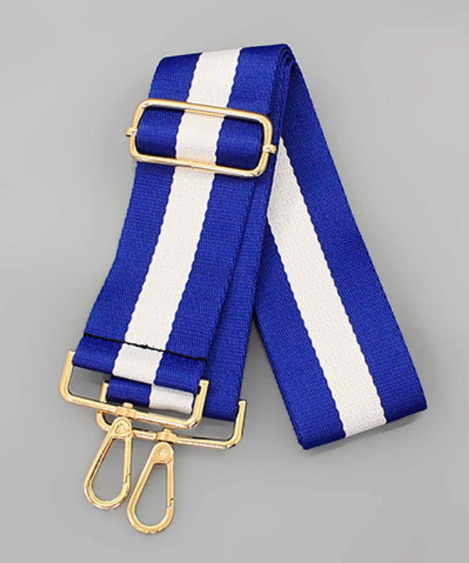 Game Day Bag Strap Bags Golden Stella Blue & White  